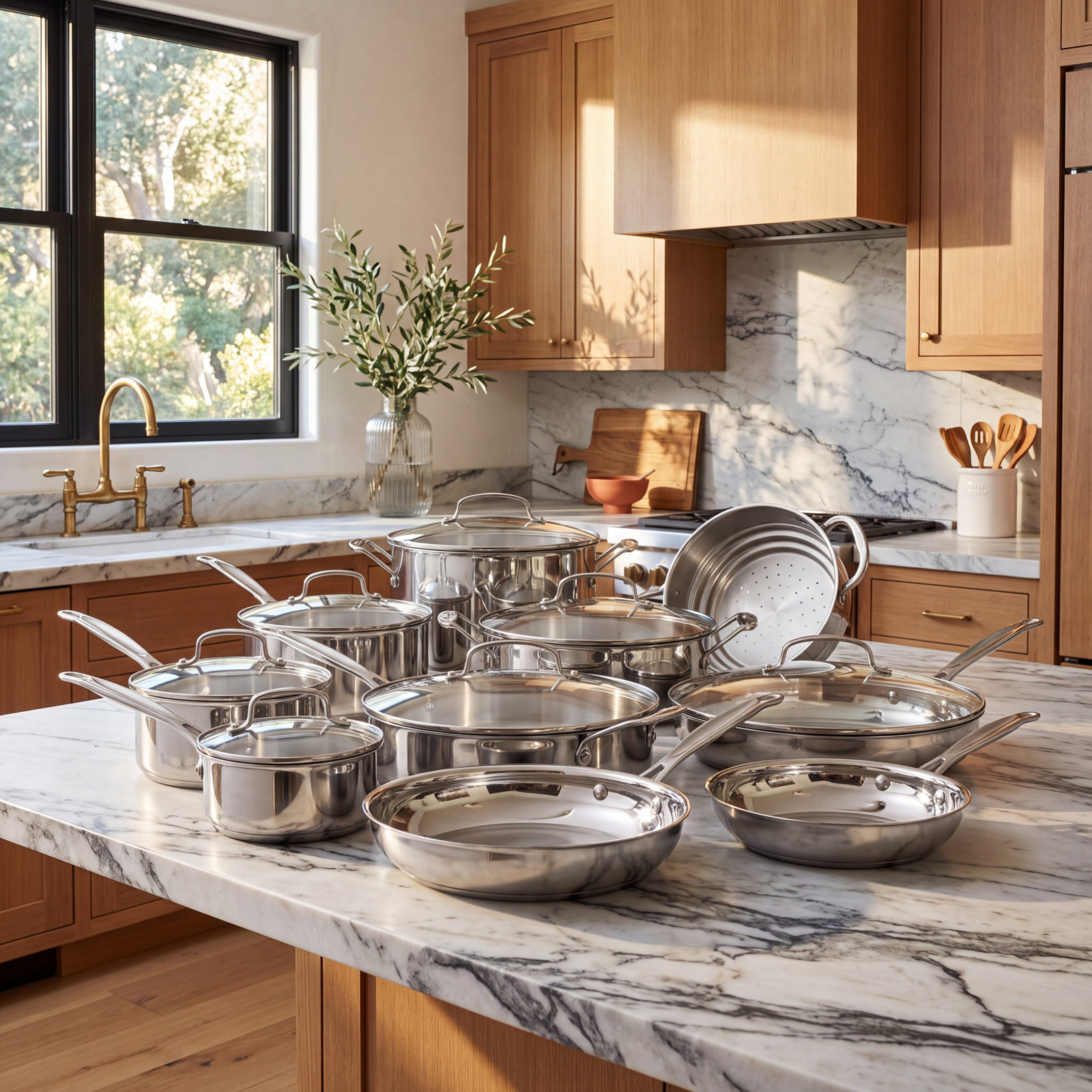 Cuisinart Chef's Classic 17-Piece Stainless Set