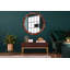 Huldar Glass Flat Wall Mirror