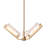 Mingle 3-Light Chandelier - Satin Brass