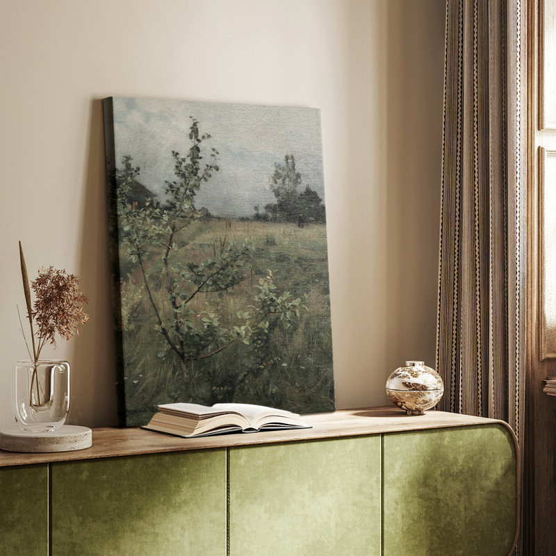 Paysage rétro CXCVI - galerie enveloppée Cavas, H 48 po x l 32 po