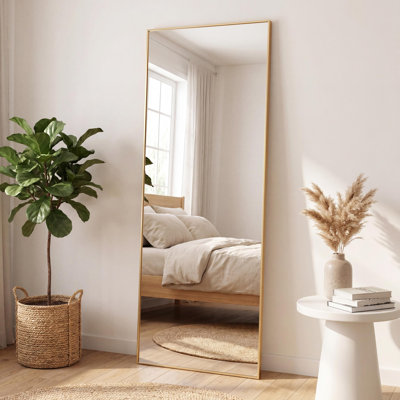 Grand miroir mural incliné pleine longueur l 20 po x H 59 po Strait