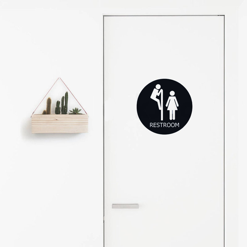 Adhésif décoratif pour toilette