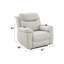 Fauteuil inclinable électrique en microfibre Chriki-1167380113