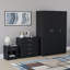 Maybery 3 Piece Bedroom Set (1 Drawer Bedside Chest, 4 Drawer Chest, 3 Door Wardrobe), (5)-844362245