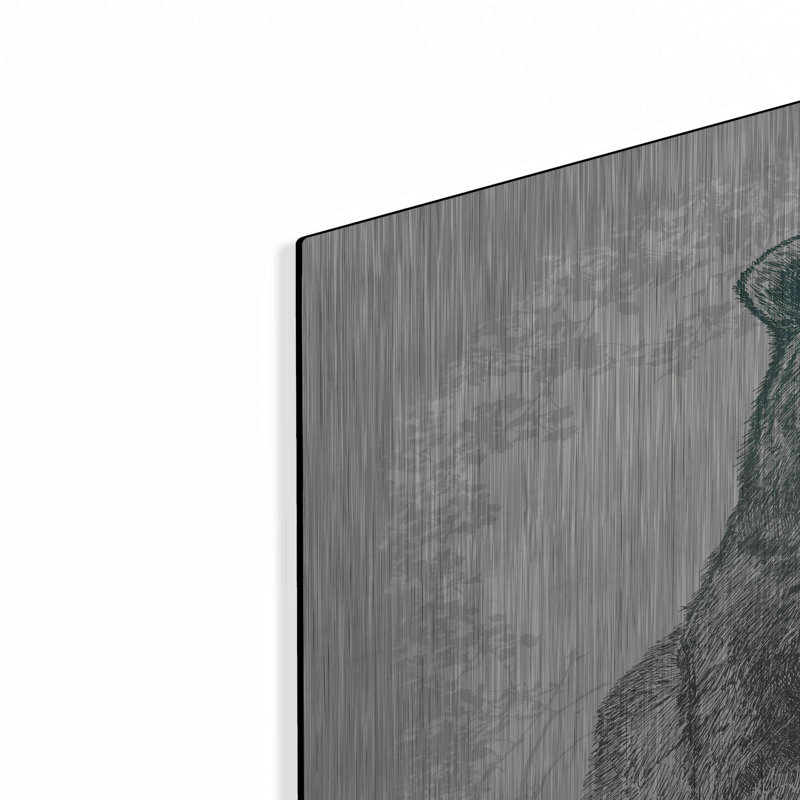 «Laughing Bear Gravure» par Rachel Caldwell, H 36 po x l 24 po
