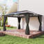 Canonero 4.2m x 3.6m Aluminium Patio Gazebo