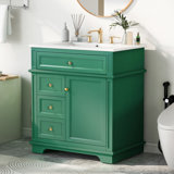 Bathroom Vanity with One Tip-out Drawer