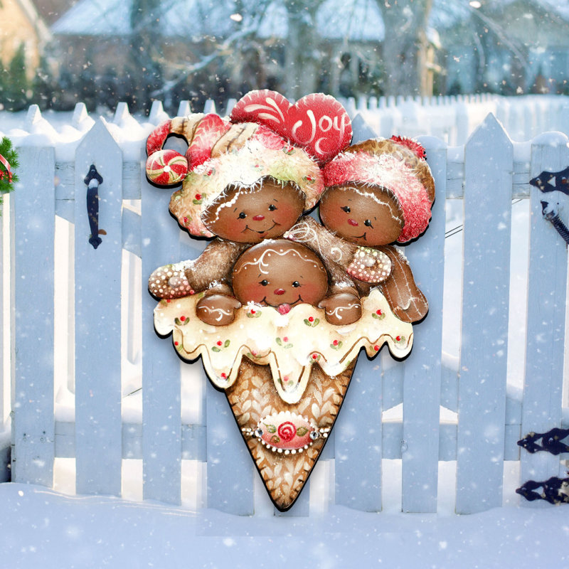 Cintre de porte Gingerbread Man Christmas