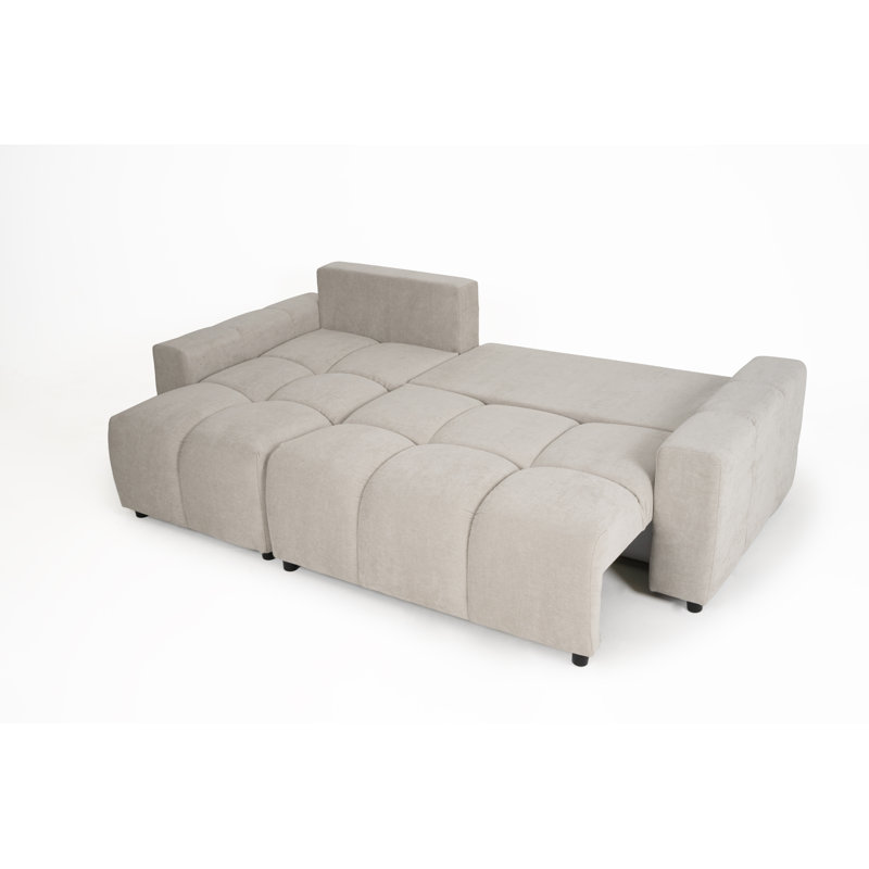 Sectional, Left Hand Facing, Cream