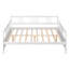 Lit de jour pleine grandeur avec pieds de support, blanc-714897109