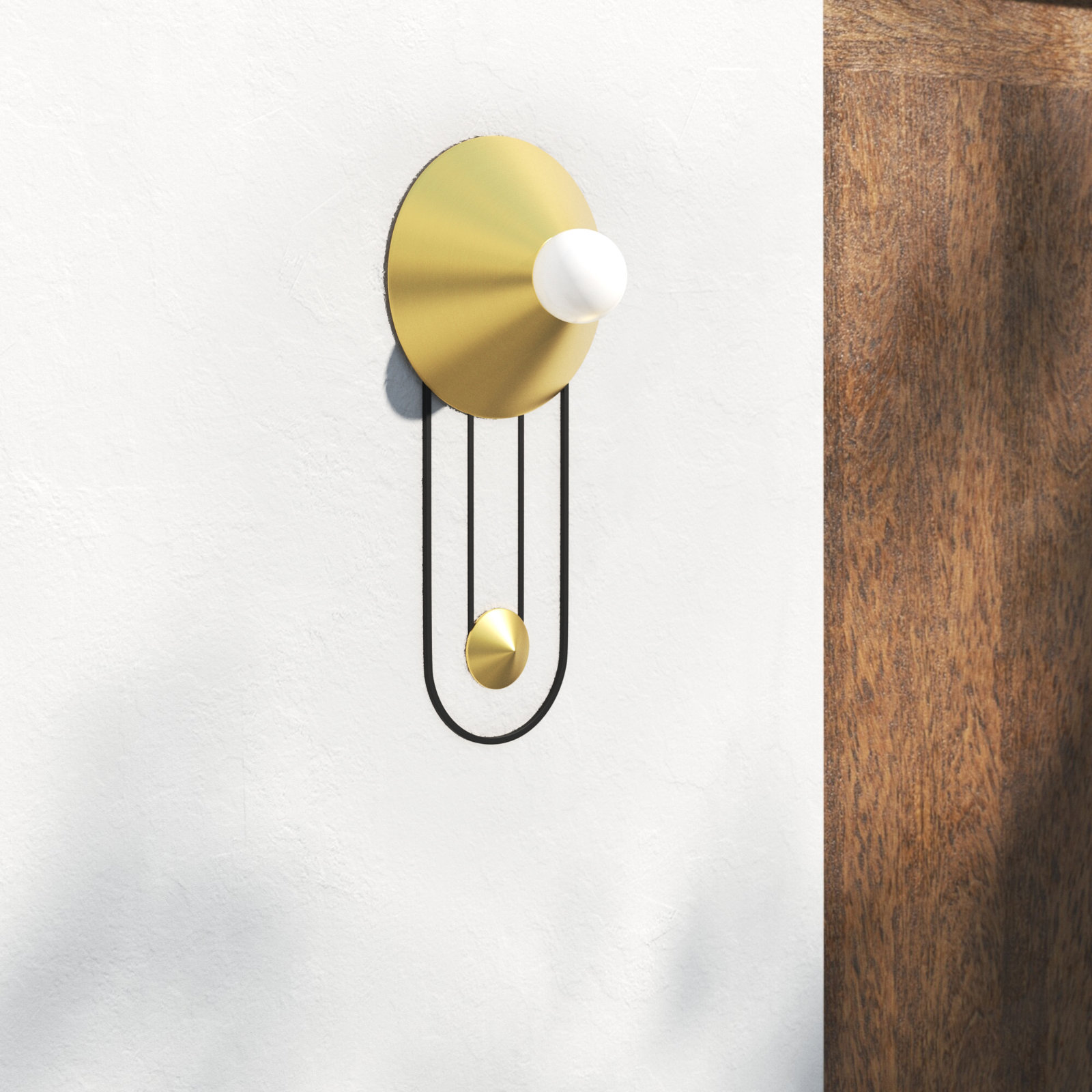 Rury Single Light Steel Dimmable Flush Mounted