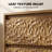 3-Drawer Nightstand with Charging Station, Modern Textured Bedside Table-860508919