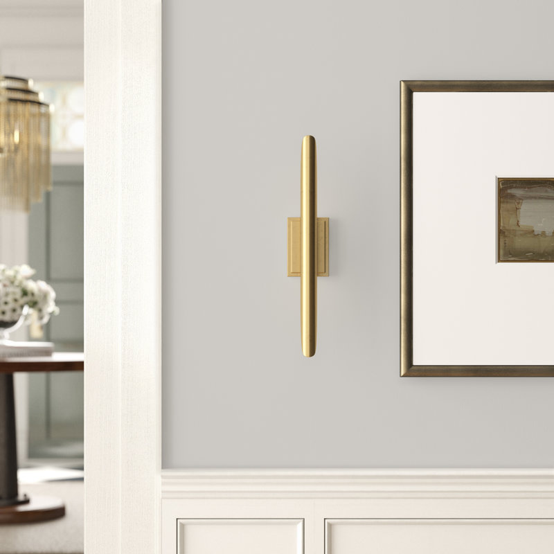 Redford 2 - Light Armed Sconce, Natural Brass