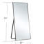Miroir mural moderne en métal pleine longueur avec support mural-801764346-716783889