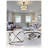 Brown Fandelier Ceiling Fans with Lights, 20" Farmhouse Rustic Chandelier Ceiling Fan Remote Control with 6 Speeds for Bedroom, Nursery, Living Room-1443671100