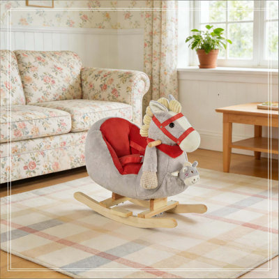 Rocking Horse Toy,Soft Kids Rocking Horse