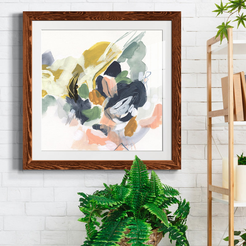 Impression encadrée Premium Color Notation - prêt à accrocher, H 22,5 po x l 22,5 po x P 1,5 po, Papier avec cadre érable