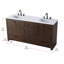 Meuble-lavabo double 66 po Soma_Farmhouse / Country_VF2866-921034192