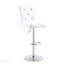 Ensemble de 2 tables de bar et tabourets de bar réglables en verre Modern-134367286-134367289