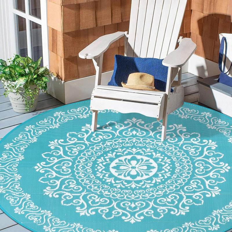 Outdoor Rug, Round 8'