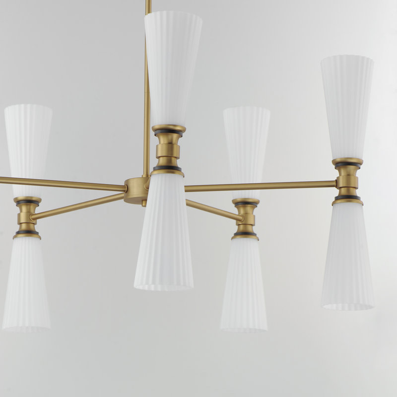 Ekaterini 10 - Light Steel Dimmable Chandelier