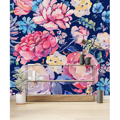Peel & Stick Floral Wall Mural
