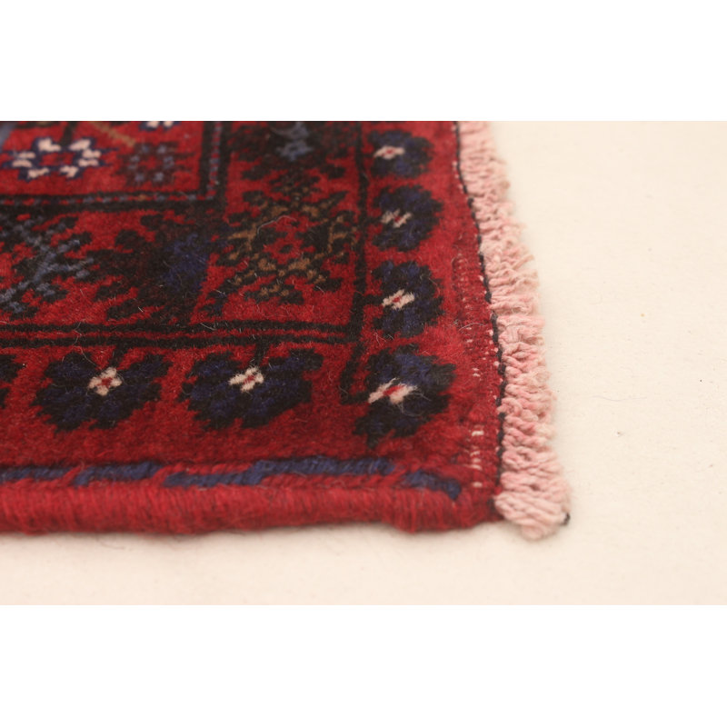 Tapis rouge foncé Lynore 6 pi 7 po x 9 pi 5 po