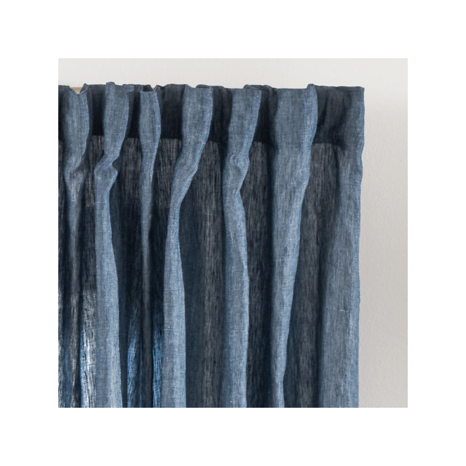 Jovi Linen Ink Curtain Panel, 55" W x 108" L