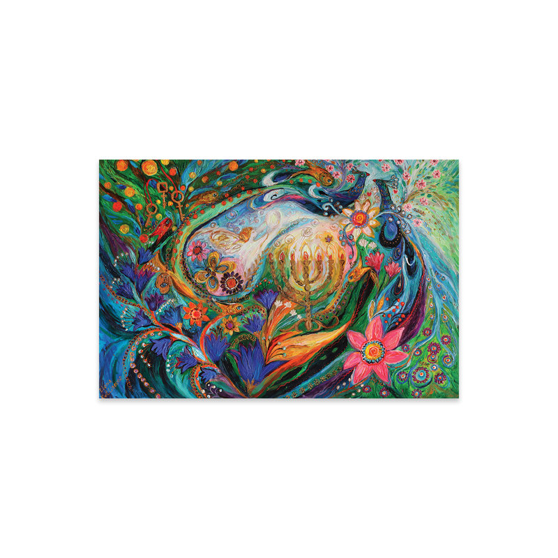 The Dreams About Chagall. Héraut de l'aube sur plastique / acrylique par Elena Kotliarker, peinture