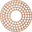 Médaillon de plafond en bois Fink-63412001-63412002