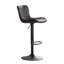 Swivel Adjustable Height Faux Leather Bar Stool-766244488