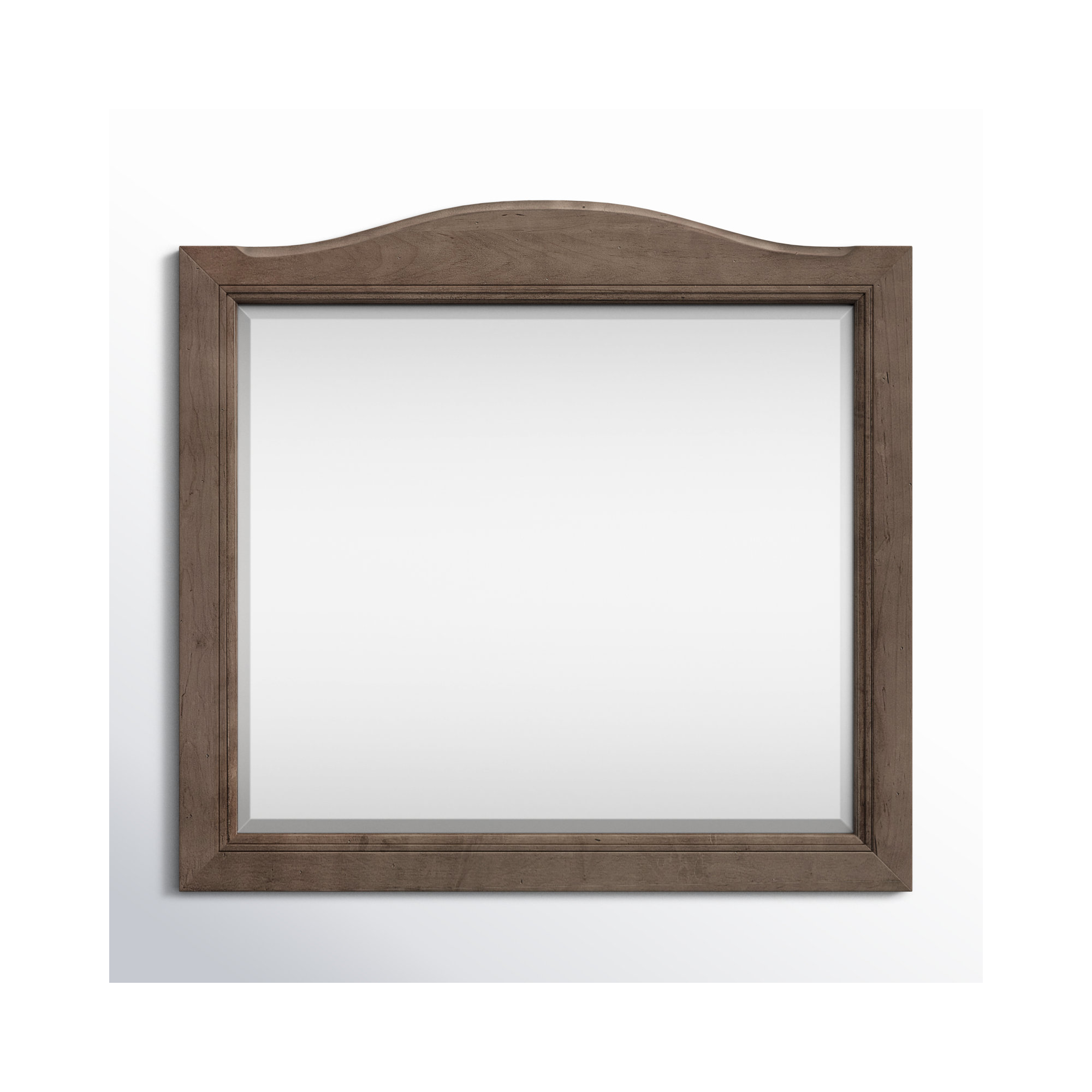 Westin Solid Wood Arch Dresser Mirror, Gray