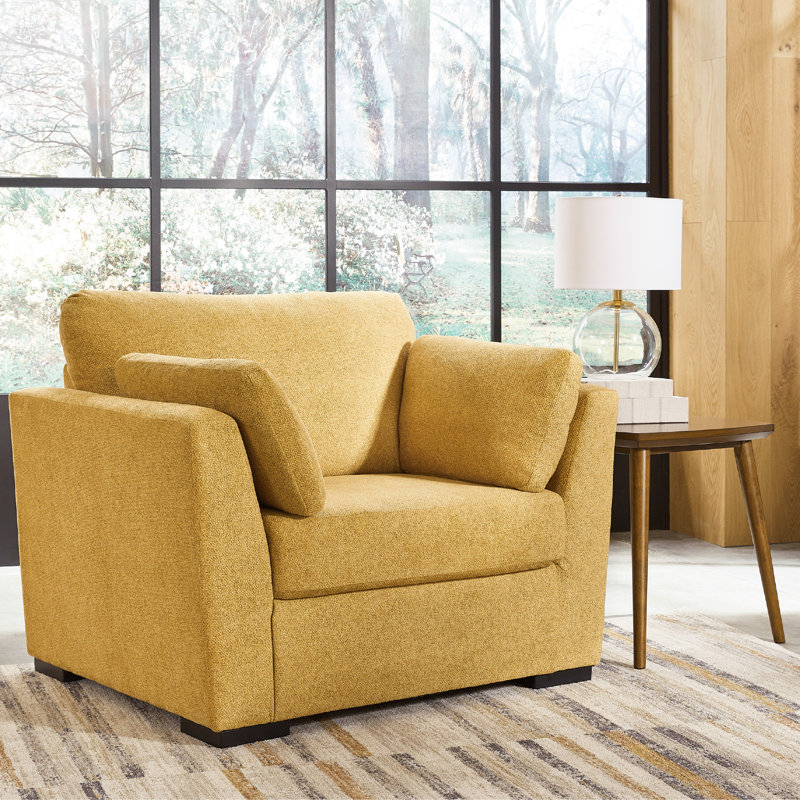 Fauteuil surdimensionné Owlex, Polyester jaune