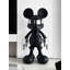 Sculpture moderne Pop Art Mickey avec corps en résine et accents argentés électrolytiques