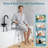 Height Adjustable Bathtub Transfer Bench With Backrest 500Lb Capacity Shower Chair