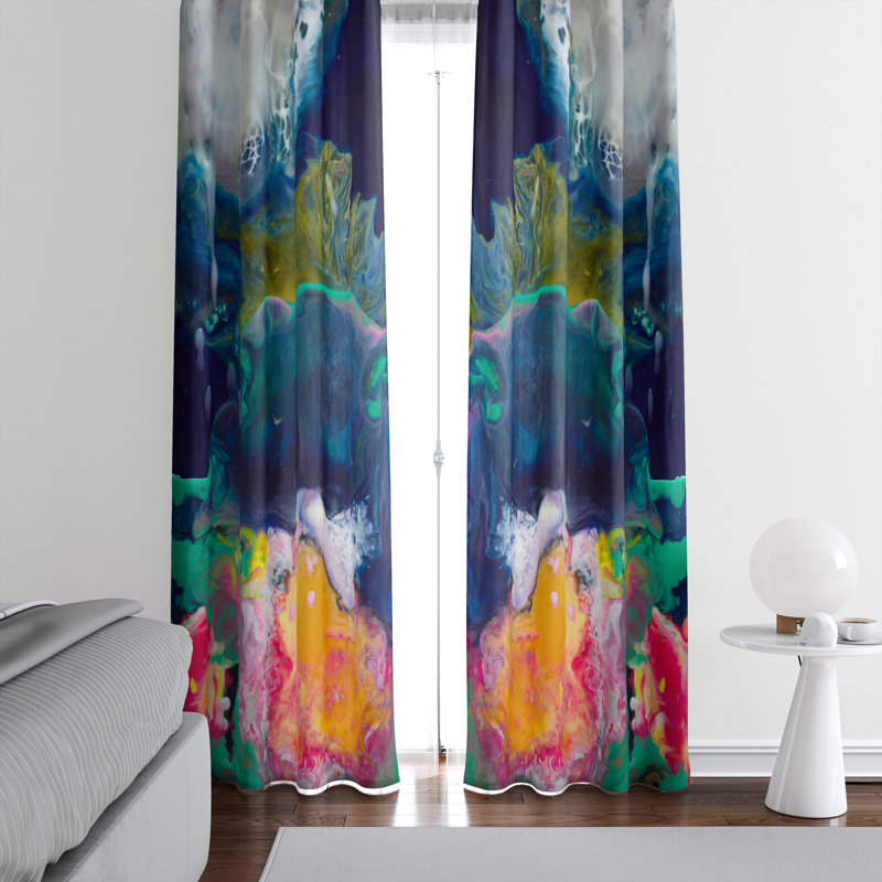 Semi Sheer Curtain Pair, 20" W x 82" L