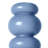 Cooprider Coastal Stacked Rock Glass Decorative Vase Set Tabletop Decor - Blue-560495525