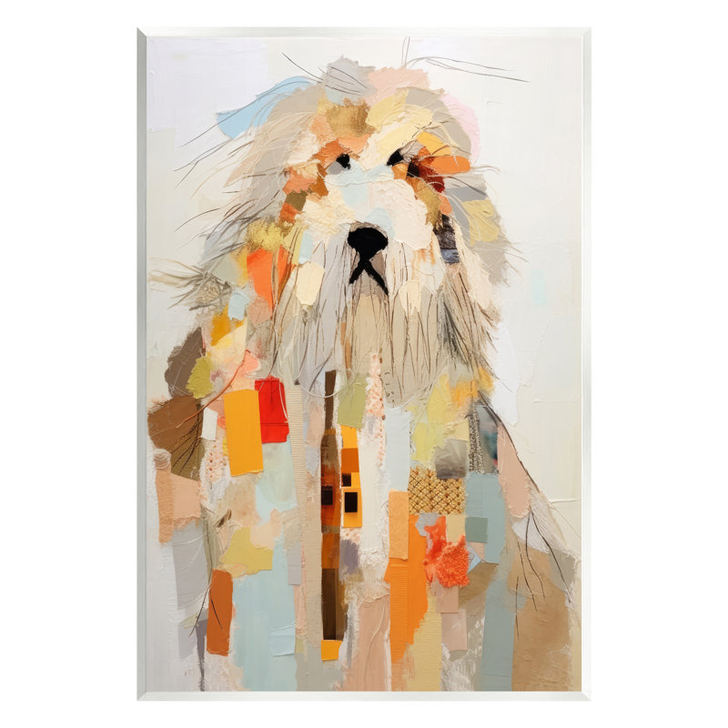 Collage moderne pour animaux de compagnie Az-113, H 19 po x l 13 po x P 0,5 po