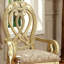 Chaise avec accoudoirs rembourrée Cardonaghy