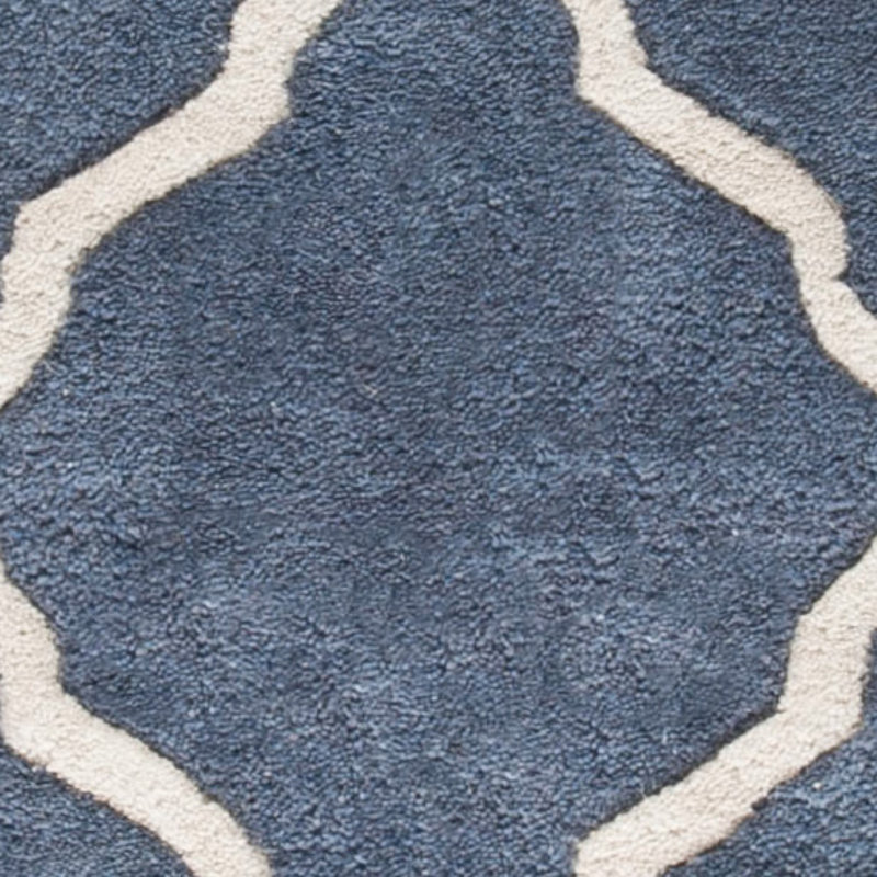 Carolene Hand Tufted Wool Geometric Rug, Rectangle 4' x 6'