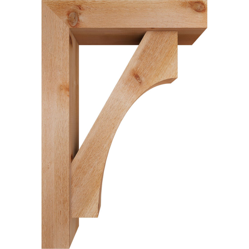 L 6 po x P 24 po x H 36 po support de sciage brut Westlake, 36 x 24, Cèdre rouge occidental de l 6 po (scié brut)