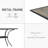 Jasavion Square 37'' L x 37'' W Outdoor Dining Table-924449766