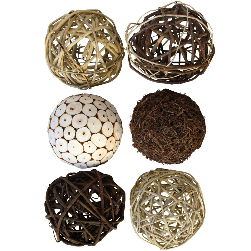 6 boules décoratives pour bols Schall