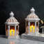 Ensemble de 2 lanternes décoratives rétro H 9,5 po (blanc)-1612008743-1640363891