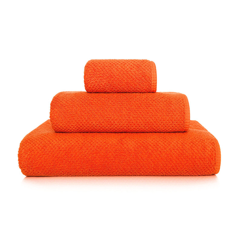 Bee Waffle Waffle Bath Sheet, Spicy, Washcloth