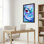 Requin et lapin dans une baignoire Pop Art, reproduction d'art sur toile tendue sur toile, ensemble de 1