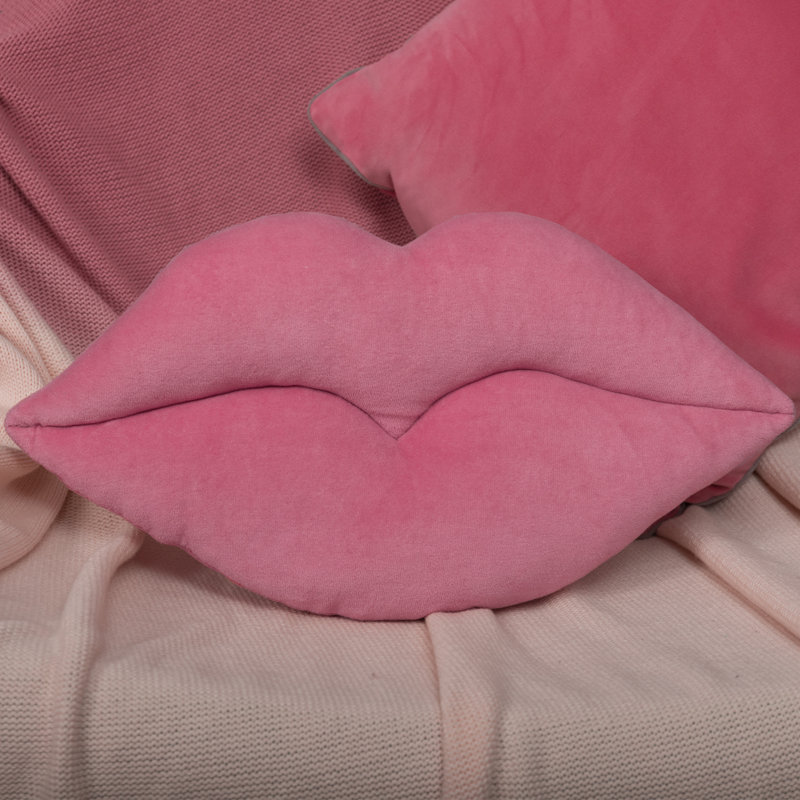 Throw Pillow, Pink, 11"H x 18"W