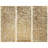 'Sunshine' Print Multi Piece Sunshine Textured Hand Painted Canvas Wall Art with Gold Foil by Martin Edwards