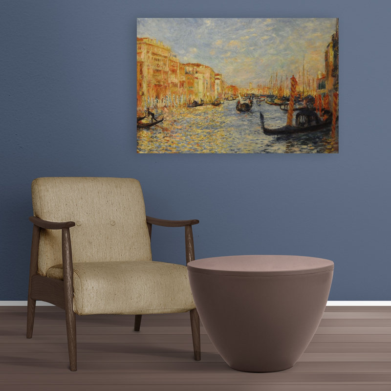 «Grand Canal Venice Classic Architecture Coastal», reproduction d'art mural, H 24 po x l 36 po