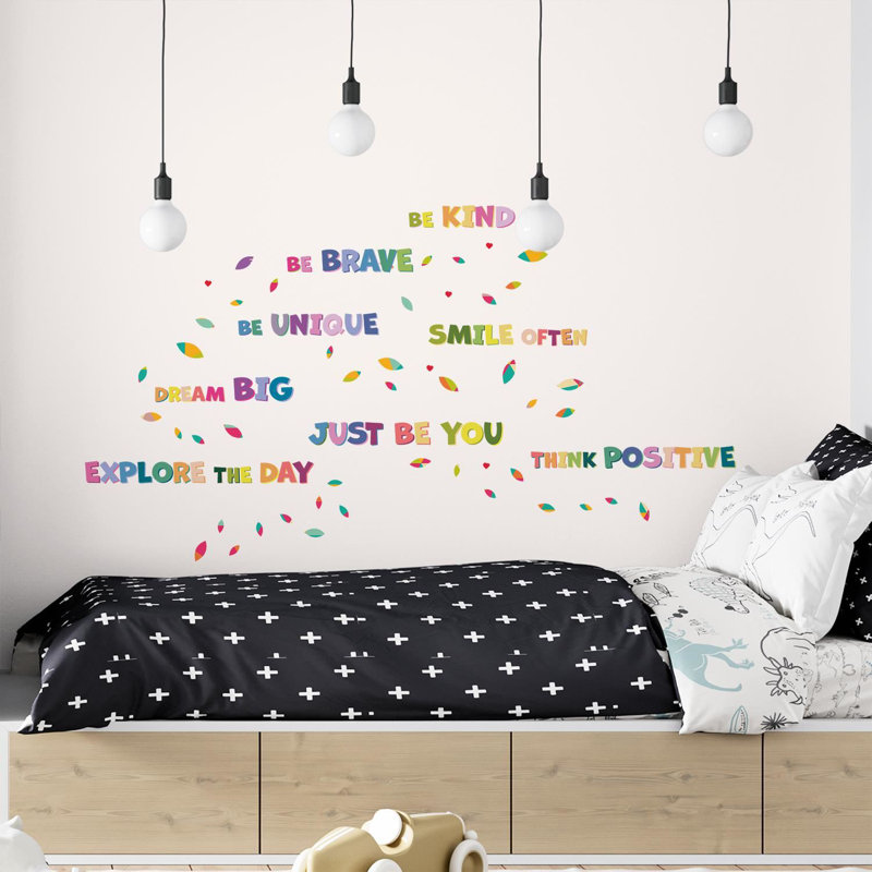 Text & Numbers Wall Decal